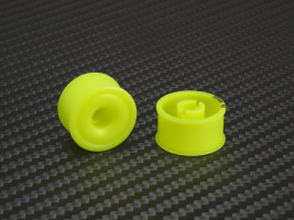 PN Racing Mini-Z 2WD Machine Delrin Cut Formula 11x20mm peremes kerék R0 (sárga)