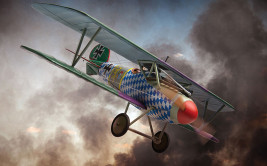 1:48 Albatros DV Biplane, Jasta 5, Ltn.d. R. Wolf