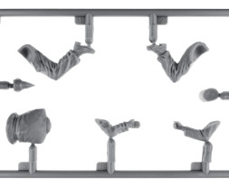 1:35 Panzer Crew, Franciaország, 1944, Gyantafejek