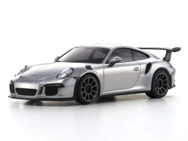 Kyosho Mini-Z RWD: Porsche 911 GT3 RS ezüst karosszéria
