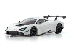 Kyosho Mini-Z hátsókerék-meghajtású: McLaren 720S GT3 fehér karosszéria