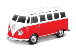 1:41 RC Maisto VW Van Samba piros/fehér (Bluetooth-os autó)