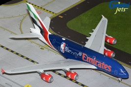 1:200 Airbus A380-841, Emirates, Official Airline Partner of the NBA Colors