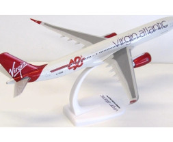 1:200 Airbus A330-941 Virgin Atlantic Airways "2010-es évek" színekkel és "40. születésnap" matricával. "Ruby Rebel" névre keresztelve.