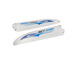 RC letadlo WL Toys F959S Sky-King (Blue): Náhradní křídla