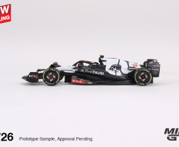 1:64 AlphaTauri AT04 #22 Yuki Tsunoda 2023 F1 2023 Ausztrál GP