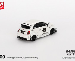 1:64 LB-WORKS x Abas Works ABARTH 595 Gara Fehér 1:64