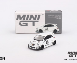 1:64 LB-WORKS x Abas Works ABARTH 595 Gara Fehér 1:64