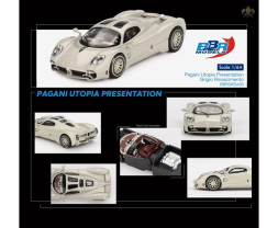 1:64 Pagani Utopia bemutató Grigio Rinascimento 2023