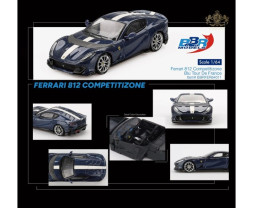 1:64 Ferrari 812 Competizone Blu Tour De France 2023