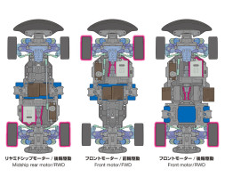 1:10 Toyota Supra BT-01 Alváz - JZA80 (készlet)