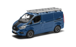 1:43 Ford Transit Custom Sport, Chrome Blue