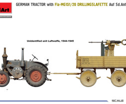1:35 German Tractor w/ Fla-MG151/20 Auf Sd.Anh.Ost