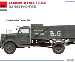 1:35 German 3t Fuel Truck 3,6-36S PmQ-Type