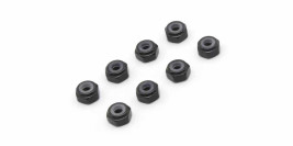 Mini-Z M2 Nyloc Alu Wheel Nut Black (8 db)