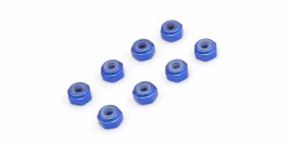 Mini-Z M2 Nyloc Alu Wheel Nut Blue (8 db)