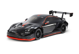 1:10 Porsche 911 GT3 R (992) Black Painted Body TT-02 Chassis (kit)