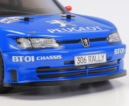 1:10 Peugeot 306 Maxi Blue Painted Body BT-01 Chassis (kit)