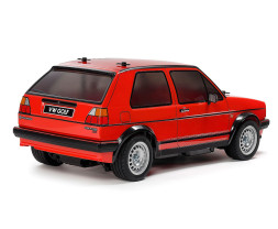 1:10 Volkswagen Golf II GTI 16V Red Painted Body MB-01 Chassis (kit)