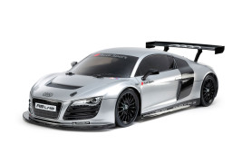 1:10 Audi R8 LMS 2008 Silver Painted Body TT-02 Chassis (kit)