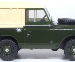 1:43 Land Rover Series II SWB Canvas Bronze Green