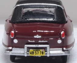 1:87 Nash Rambler Custom Landau kabrió, zárt kivitel, 1950 Sunset Maroon