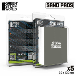 Fix csiszolólap 100x80 mm, szemcseméret 2000 (5 db)