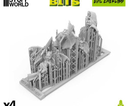 3D Printed Evil Cherubs 1:48 - 3D nyomtatású gonosz kerubok (4 db)