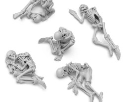 3D Printed Set Dead Skeletons – 3D nyomtatott emberi csontvázak (5 db)