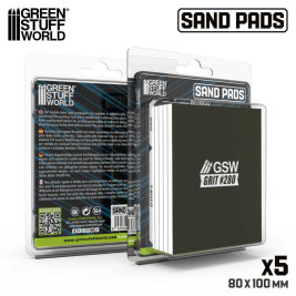 Fix csiszolólap 100x80 mm, szemcseméret 280 (5 db)