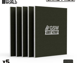 Fix csiszolólap 100x80 mm, szemcseméret 280 (5 db)