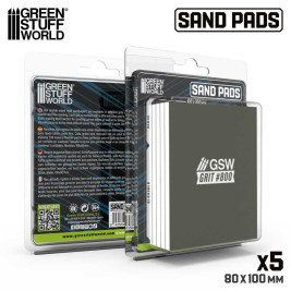 Fix csiszolólap 100x80 mm, 800-as szemcseméret (5 db)