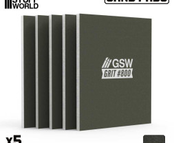 Fix csiszolólap 100x80 mm, 800-as szemcseméret (5 db)