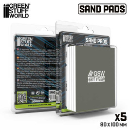 Fix csiszolólap 100x80 mm, szemcseméret 1200 (5 db)