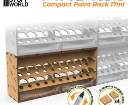 Modular Paint Rack – moduláris rendszerező Compact 17ml GSW palackokhoz (függőleges)