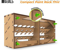 Modular Paint Rack – moduláris rendszerező Compact 17ml GSW palackokhoz (függőleges)