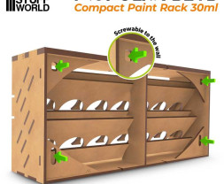 Modular Paint Rack – moduláris rendszerező Compact 30ml GSW palackokhoz (függőleges)