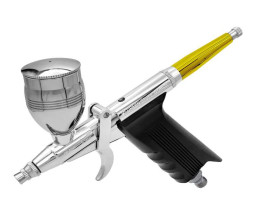GSW airbrush szórópisztoly ergonomikus fogantyúval és 0,5 mm-es fúvókával