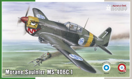 1:32 Morane-Saulnier MS-406C.1 (Hi-Tech kit)