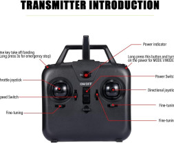 RC mikrovrtulník C129 Firefox RTF (Orange)