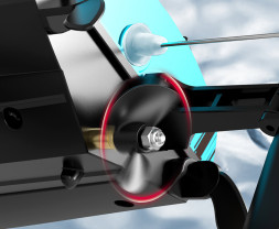 RC rychlostní katamarán Mini Shark 2.4GHz RTR (Blue)