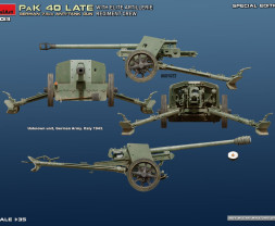 1:35 German 7.5cm PaK 40 Late w/ Elite Artillerie Regiment Crew (Special Edition)