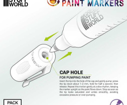 Green Stuff World utántölthető filctollak, 1-es hegyű (5 db)