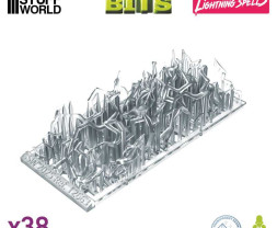 3D Printed Set Light Spells – 3D nyomtatott villámok (38 db)