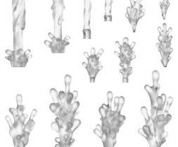 3D Printed Set Toxic Streams – 3D nyomtatott mérgező patakok (24 db)