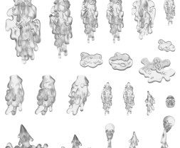 3D Printed Set Putrid Vomits – 3D nyomtatott rothadó hányás (22 db)