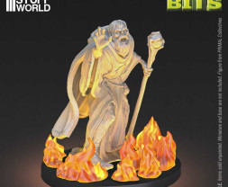 3D Printed Set Small Fire Flames – 3D nyomtatott kis lángok (24 db)