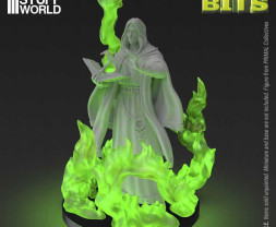 3D Printed Set Fire Spells – 3D nyomtatott tűzeffektek (22 db)