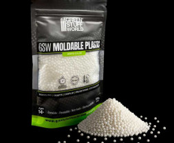 Moldable Thermoplastic Beads – fehér formázható hőre lágyuló műanyag gyöngyök (100 g)