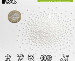 Moldable Thermoplastic Beads – fehér formázható hőre lágyuló műanyag gyöngyök (100 g)